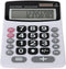 Lily' Home Jumbo 12 Digit Desktop Calculator, Solar Power, Large LCD Display, Easy-to-Read Tilted Design