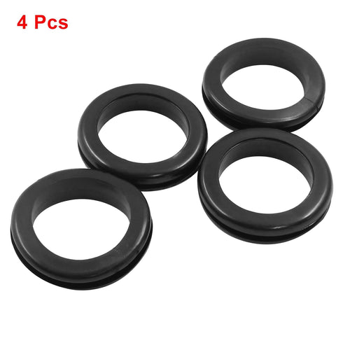 4Pcs Rubber Grommets, 1.14" ID 1.26" Drill Hole Durable Wiring Hole Grommet for Cable Hose Hardware