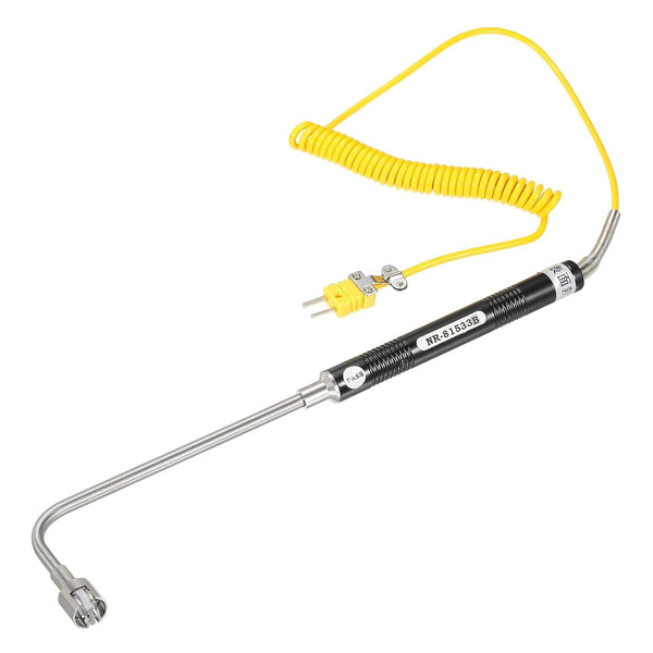 MECCANIXITY K Type Surface Thermocouple Temperature Probe Sensor Stainless Steel -58 to 932°F (5.1ft)
