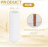 24Pcs PATIKIL Knitted Chair Leg Floor Protector, White Furniture Chair Leg Socks Small Furniture Covers for Hardwood