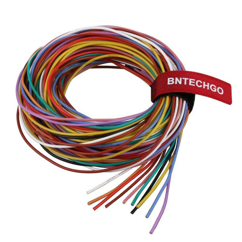 BNTECHGO 20 Gauge Silicone Wire Kit 10 Color Each 10 ft Flexible