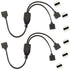 TronicsPros 2pcs 4 Pin RGB LED Strip Splitter Cable 2 Way 1 to