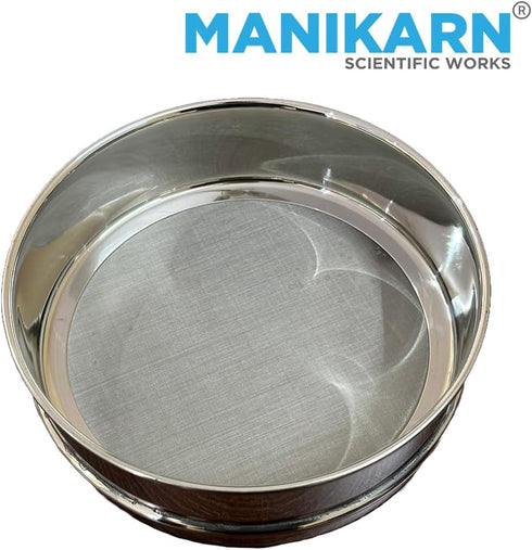 Lab Test Sieve, Dia 8 inch 125 Micron Grade 304 Stainless Steel Test Sieve (ASTM No. 120)