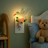 Hummingbird Novelty Lights LED Lamp with Flowers Spring Easter Decoration Night Light with Swivel Plug