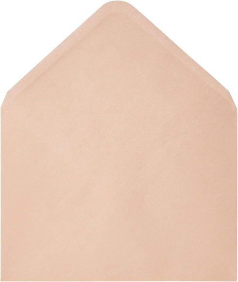 Paper Junkie Floral Envelopes for Invitations and Greeting Cards - Blush Pink, 5x7 in, 50-Pack
