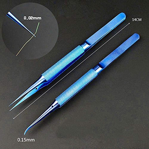 1PC TB-11 Curved Headed Precision Titanium Alloy Tweezers for Mobile Phone iPhone Motherboard Fingerprint Jump Line