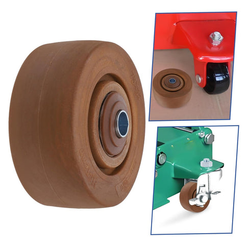 GANAZONO High Temperature Resistant Roller Wheel for Oven Racks Heavy Duty Nylon Caster Wheel Wear-Resistant