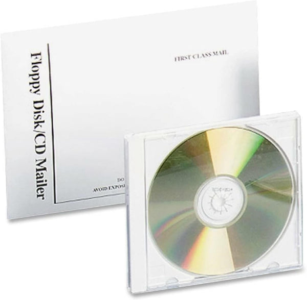 Quality Park CD DVD Media Mailers, 6 x 8-1/2, 25 Per Pack with Flap-Stik Self Seal Closure