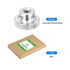 uxcell M4-0.7 Knurled Thumb Nuts, 20Pcs 304 Stainless Steel High Head Locking Nuts, Silver