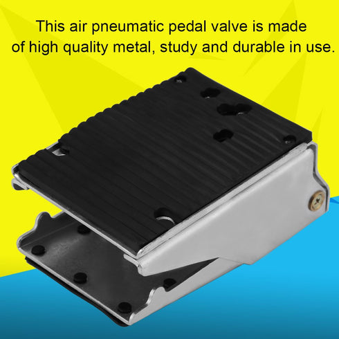 2-Position 3-Port Foot Pedal Air Control Valve G1/4 Thread Pneumatic Air Switch