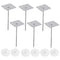 PATIKIL 2 Inch Perforated Insulation Pins with Round Washers, 80 Pack Aluminum Insulating Nails for Fixing Foam Boards