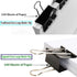 Extra Large Binder Clips, 2.4 Inch Length, 8 Pcs for Office Use