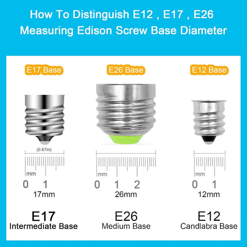 Refrigerator Bulb Kei d28k 4w, Freezer Bulb Kei D28m, E17 Intermediate Base, Pack of 1