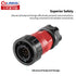 CNLINKO YM-20 9 PIN Industrial Waterproof Connector, IP68 Circular Connector, PBT Plastic Shell