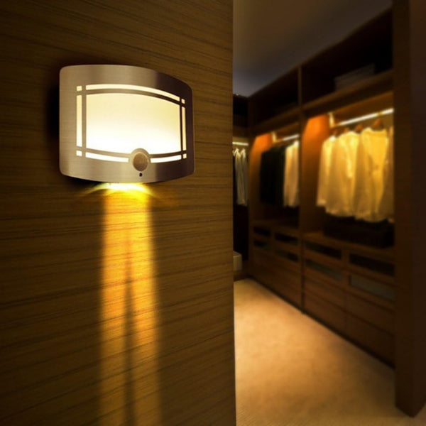 Motion Sensor Wall Lamps Battery Operated Wall Sconce Dimmable Wall Light One
