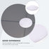 10.6 INCH POPETPOP Replacement Mushroom Light Shade Flush Mount Ceiling Light Covers Plastic Lamp Dustcovers for Wall