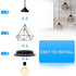 Zorveiio 6 1.26''/32mm Pcs Lamp Shade Ring Retaining Rings Light Socket Collar Ring for Lamp Shade Light Fixture