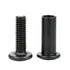 50 Sets Black M6x20mm Nut Bolt Binding Screw Rivet Socket Cap Kit for Wood Socket Cover Bolt Barrel Nut