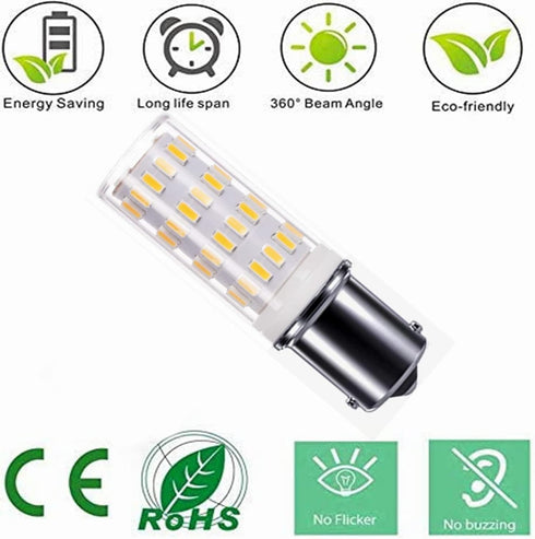 Ba15s 1156 1141 S8 12V-24V LED Bulbs, 5Watt Low Voltage Bayonet for RV, Outdoor Landscape Lighting (Pack of 2)