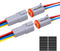 2Pack 4-Pin Waterproof DT Connector Male and Female with 16AWG 105? 600V Wires and Heat Shrink Tubes for Automotive