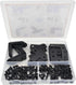 24 Pack L Bracket Corner Brace Sets, 1.57x1.57 Inch Black Stainless Steel 90 Degree Brackets with Screws