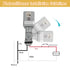 RAWILL 2-Pack 120VAC IP54 Photocell Sensor for Outdoor Lights, Dusk to Dawn Photocell Switch, Waterproof for Yard
