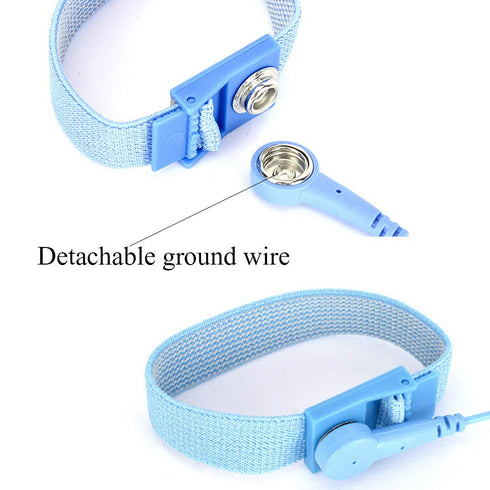 Adjustable ESD Wristbands, 4 Pack for Working on Sensitive Electronic Devices