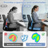 Vinlyto TPE Double Layer Gel Seat Cushion for Long Sitting - Enlarged Thickened Patent Design, Soft Breathable Cooling