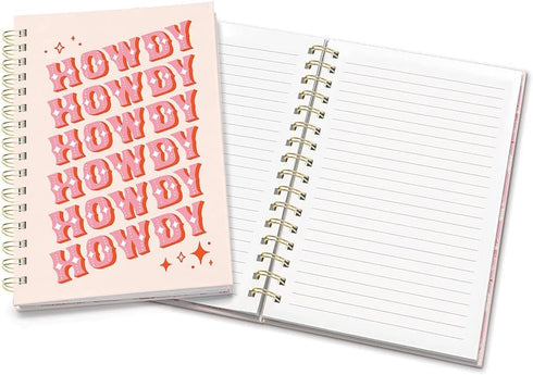 Studio Oh! Medium Spiral Notebook 5.75" x 8.75", Aesthetic Notebook for School, 160 Page Lined Paper, Back to School