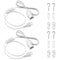 DiCUNO Hanging Lantern Extension Cord Cable, E26 Pendant Light Socket On Off