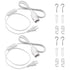 DiCUNO Hanging Lantern Extension Cord Cable, E26 Pendant Light Socket On Off