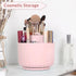 SKYDUE Rotating Makeup Organizer, Dual-Purpose Desk Organizer for Cosmetics & Pens, 5 Slots Pencil Cup for Office, Home