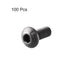 uxcell M4 x 10mm Black Alloy Steel Hex Bolt Socket Head Cap Screws - 100 Pcs