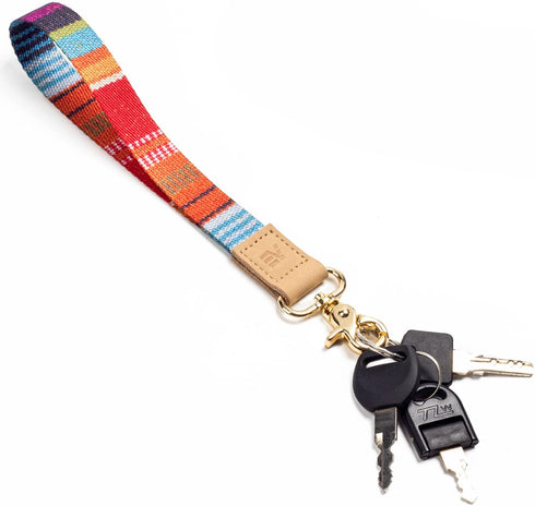 EcoVision Keychain Lanyard for Keys, Wristlet Key Chain for Women with 2 Keyrings, Key Holder Lanyards