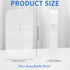 4 PCS Clear Spray Bottles, Portable Card Spray Bottles, 50 ML Refillable Plastic Perfume Atomizer Vials, Suitable Perfume, moisturizing water, hand sanitizer, mosquito repellent by Rimoev