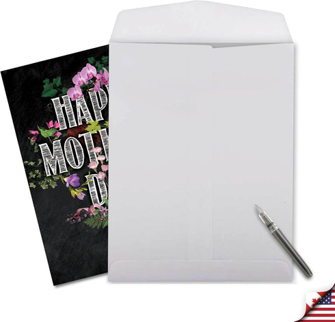 The Best Card Company Large Mother's Day Greeting Card (8.5 x 11 Inch) - Love, Appreciation for Mom