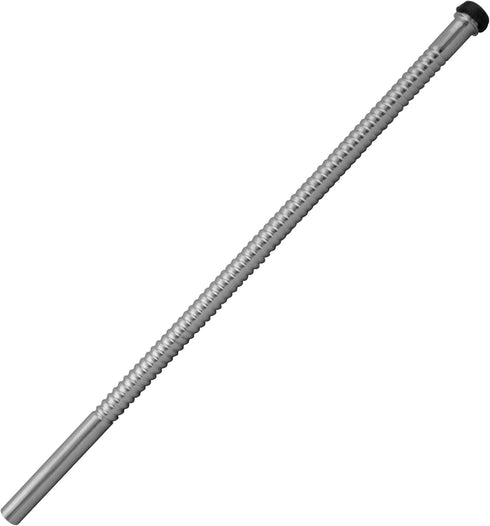 Westbrass D117-26 Polished Chrome Supply Line, 1/2" x 15" Corrugated Riser for Faucet and Toilet, 1-Pack