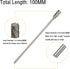 Long Carbide Rotary Burr Set, 10Pcs Double Cut 1/8" Shank for Woodworking, Steel Metal Polishing, Engraving