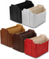 Londo Leather Remote Control Organizer and Caddy - Includes Tablet Slot