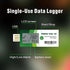 Freshliance Temperature Data Logger LCD Single Use with PDF Report, 180 Days, 1 Pack
