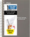 Five Star Personal Spiral Notebook, 1 Subject, 100 Sheets, College Ruled Paper, Gray, 7" x 4-3/8", Small Size