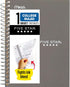 Five Star Personal Spiral Notebook, 1 Subject, 100 Sheets, College Ruled Paper, Gray, 7" x 4-3/8", Small Size