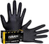 SAS Safety 66518 Raven Powder-Free Disposable Black Nitrile 6 Mil Gloves, Large, 100 Gloves by Weight (Pack of 1)