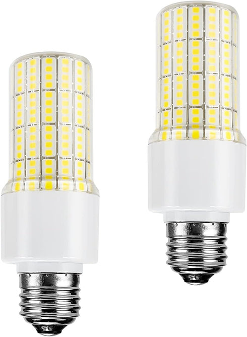 ZP 40W LED Light Bulb, 300W Equivalent, 5000 Lumen, 5000K Daylight White, A19 Bulbs, E26/E27 Base, 2 Count