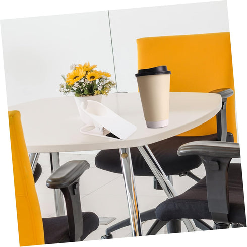 Garneck Table Side Cup Clip Lightweight Desk Edge Holder for Coffee Mugs and Beverages Easy One-Hand Mounting for Use