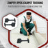 55-183 2PCS Carpet Tucking Hand-held Tucker Tool, Plastic Bolster Chisel Floor Welding Tool