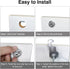Cabinet Cam Locks Keyed Alike, 5/8'' Fits 3/8'' Max Door Thickness, Secure RV Storage Replacement Set, Zinc Alloy
