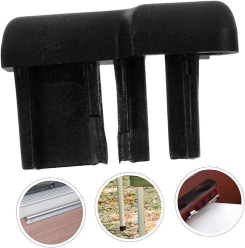 2Pcs Hemobllo Folding Table Leg Pads Table Bumpers for Enhanced Stability Easy Installation for Rvs and Home Use