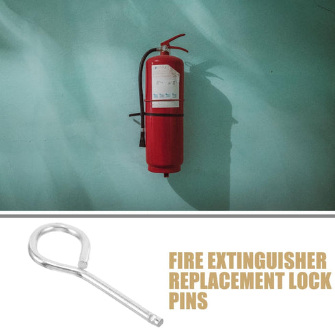 SUPVOX 10pcs Lock Pins, Durable Iron Pull Pin Replacement for Fire Safety Equipment, Essential Accessory for Office and