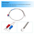 MECCANIXITY K Type Thermocouple Temperature Sensor PT100 6mm Ring High Temperature Probe 1.6ft Wire 0 to 600°C